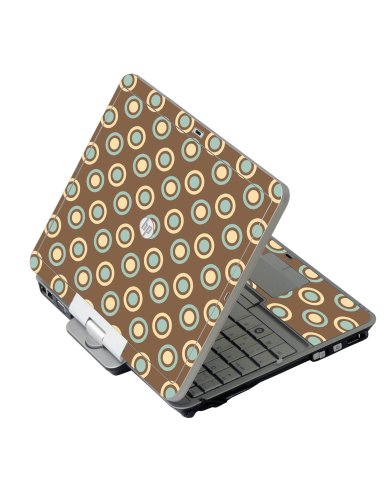 Retro Polka Dot HP 2760P Laptop Skin