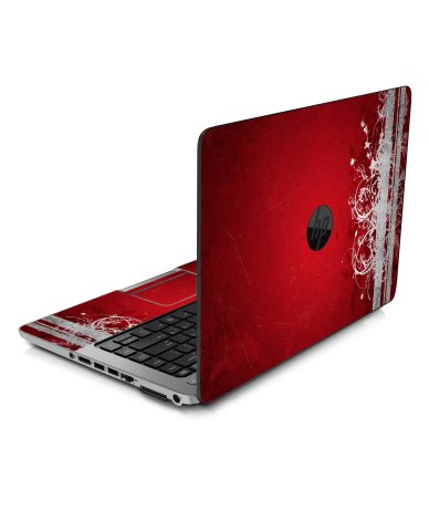 HP EliteBook 850 G1 RED GRUNGE Laptop Skin