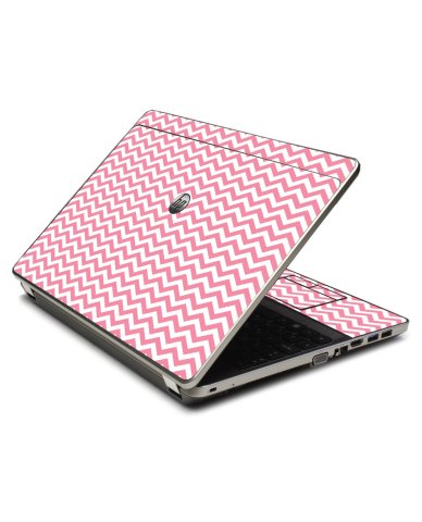 Pink Chevron Waves 4535S Laptop Skin