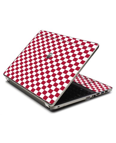 Red Checkered 4535S Laptop Skin