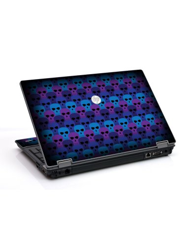 ProBook 6455B BLUE SKULLS Laptop Skin