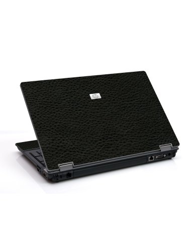 Black Leather 6530B Laptop Skin