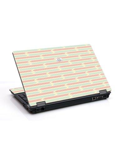 Crazy Circus Stripes 6530B Laptop Skin