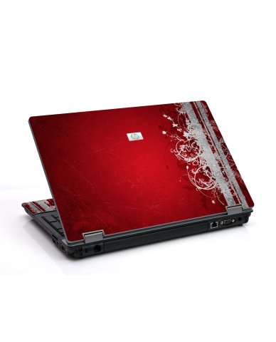 Red Grunge 6530B Laptop Skin