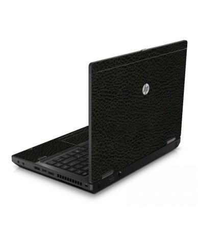 Black Leather 6560B Laptop Skin