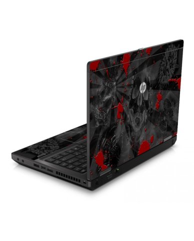 Black Skulls Red 6560B Laptop Skin