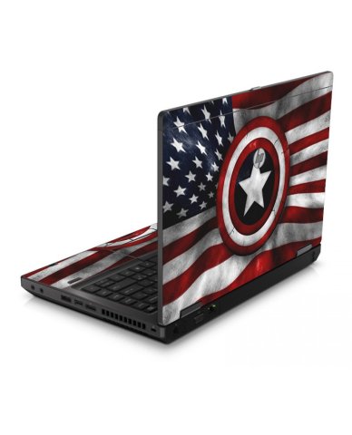 Captain America Flag 6560B Laptop Skin