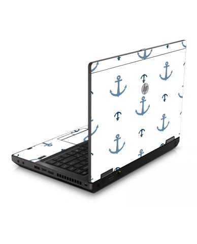 Multi Blue Anchors 6560B Laptop Skin