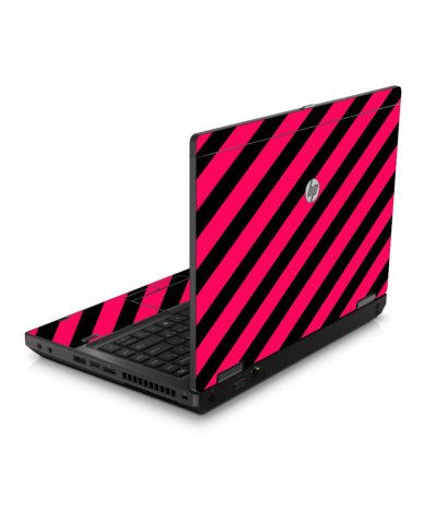 Pink Black Stripes 6560B Laptop Skin