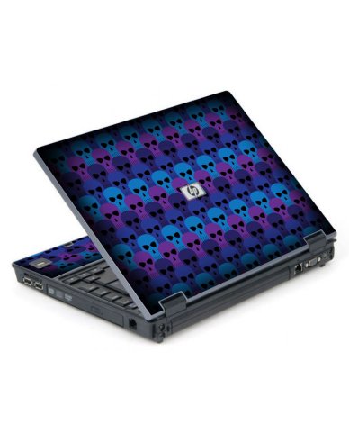 Blue Skulls 6710B Laptop Skin