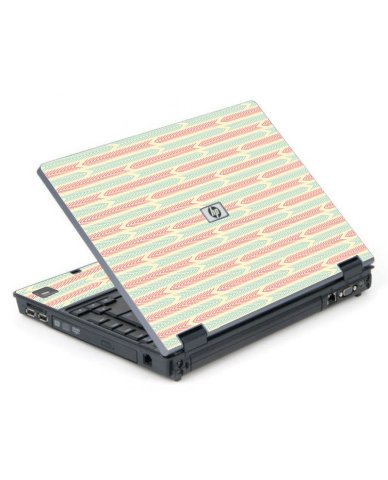Crazy Circus Stripes 6710B Laptop Skin
