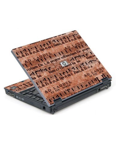 Latin Sheet Music 6710B Laptop Skin