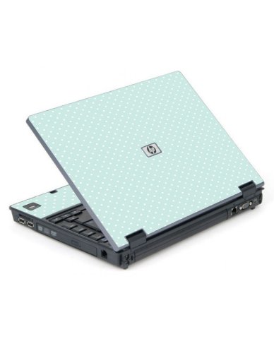 Light Blue Polka 6710B Laptop Skin