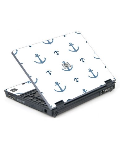 Multi Blue Anchors 6710B Laptop Skin