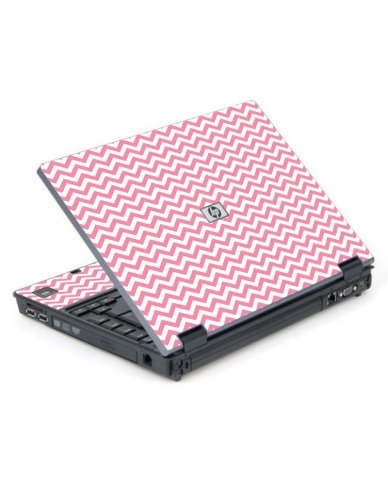 Pink Chevron Waves 6710B Laptop Skin