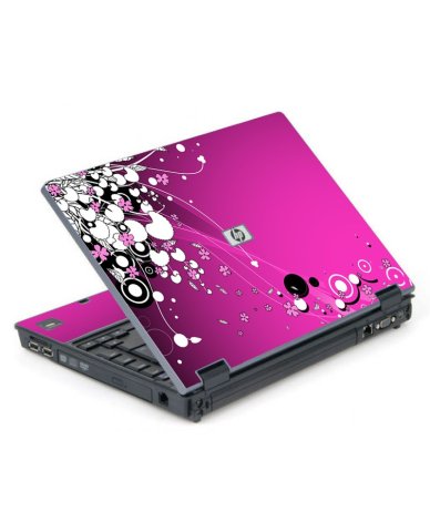 Pink Flowers 6710B Laptop Skin