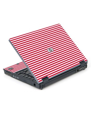 Red Stripes 6710B Laptop Skin