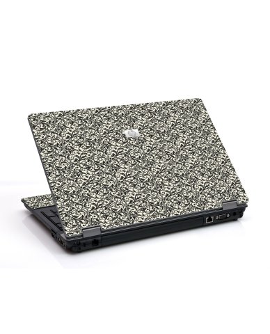 Black Versailles 6730B Laptop Skin