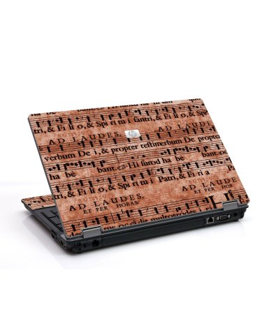 Latin Sheet Music 6730B Laptop Skin