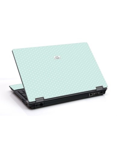 Light Blue Polka Dot 6730B Laptop Skin