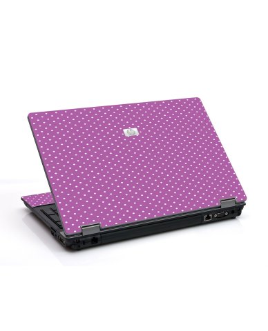 Purple Polka Dot 6730B Laptop Skin