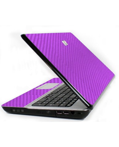 Purple Carbon Fiber 6730S Laptop Skin