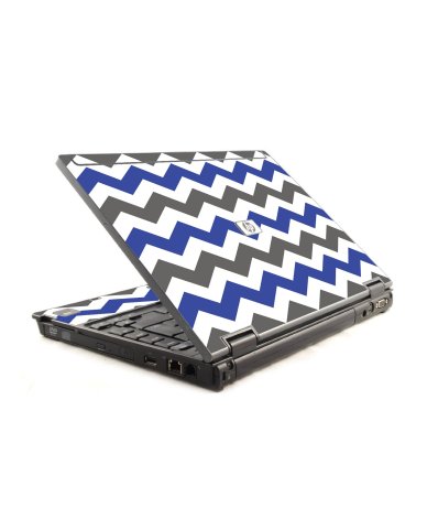 Grey Blue Chevron 6930P Laptop Skin