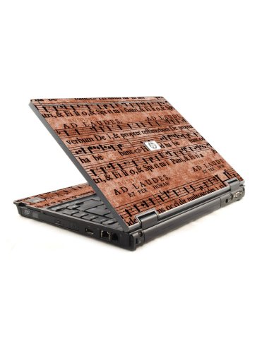 Latin Sheet Music 6930P Laptop Skin