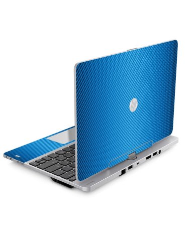 HP TouchSmart Tx2 BLUE CARBON FIBER Laptop Skin