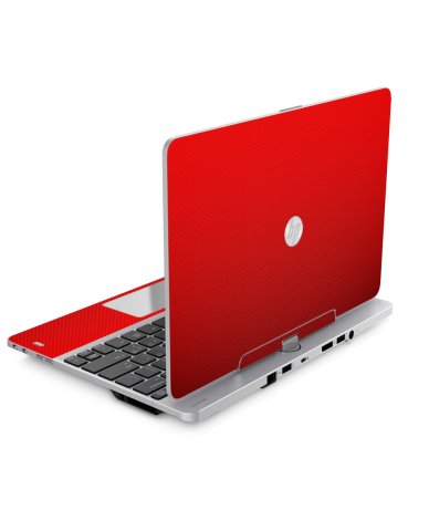 HP EliteBook Revolve 810 G1 G2 G3 RED CARBON FIBER Laptop Skin