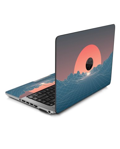 HP EliteBook 840 G2 80S RED PLANET Laptop Skin