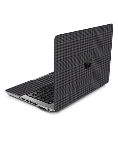 HP Pavilion 15-BS BLACK PLAID Laptop Skin