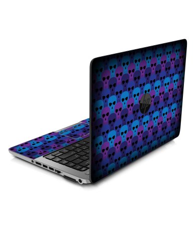 HP Pavilion 15-BS BLUE SKULLS Laptop Skin