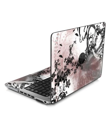 HP EliteBook Folio 1020 G1 FLOWERS AND UMBRELLAS Laptop Skin