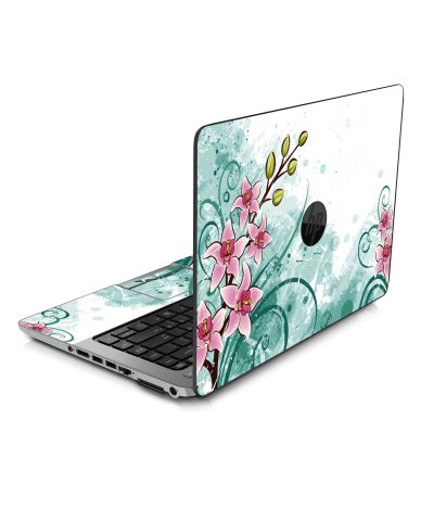 HP EliteBook 755 G1 PINK LILY WATERCOLOR Laptop Skin