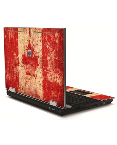 Canada Flag HP 8540W Laptop Skin