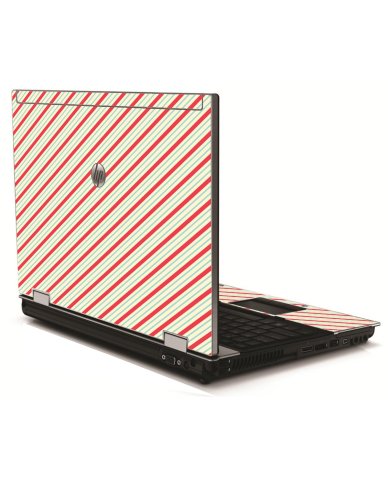 Circus Stripes HP 8540W Laptop Skin