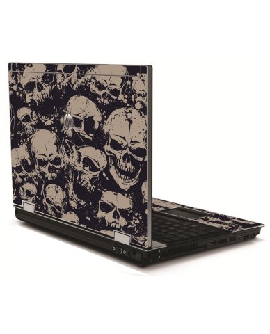 Grunge Skulls HP 8540W Laptop Skin