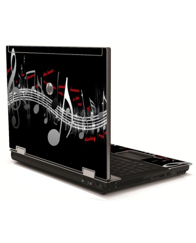 Music Ntoes HP 8540W Laptop Skin
