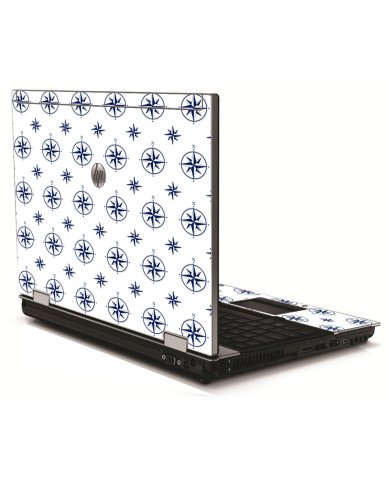 Nautical HP 8540W Laptop Skin