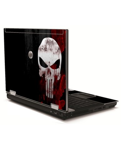 Punisher Skull HP 8540W Laptop Skin