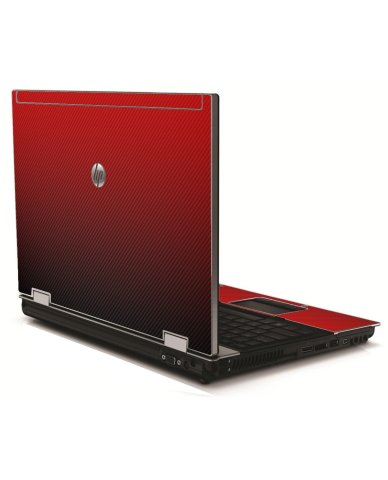 HP EliteBook 8540P RED CARBON FIBER Laptop Skin