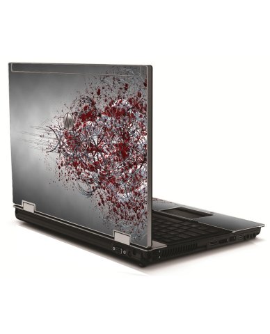 Tribal Grunge HP 8540W Laptop Skin