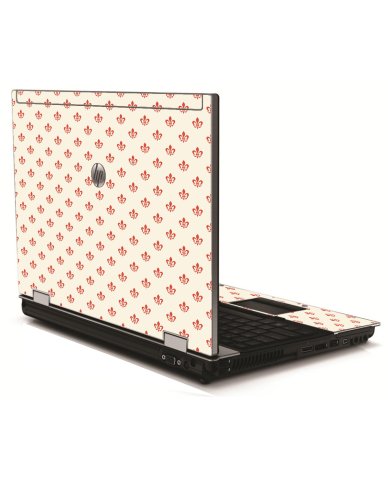 White And Pink Versailles HP 8540W Laptop Skin