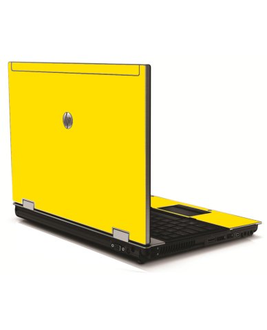 Yellow HP 8540W Laptop Skin