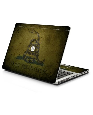 Green Don't Tread Flag HP 9470M Laptop Skin