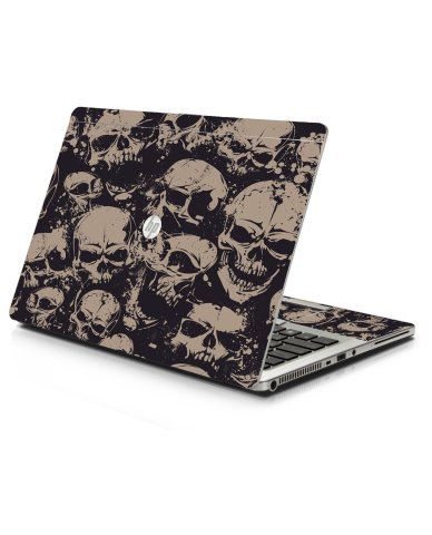 Grunge Skulls HP 9470M Laptop Skin