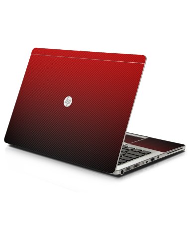 HP EliteBook Folio 9480M RED CARBON FIBER Laptop Skin