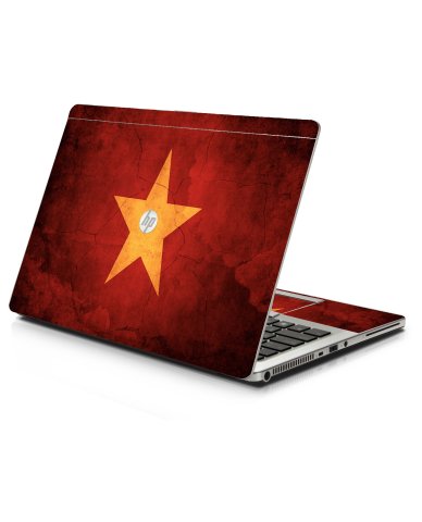 Vietnam Flag HP 9470M Laptop Skin