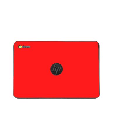HP Chromebook 11A G6 EE RED Laptop Skin